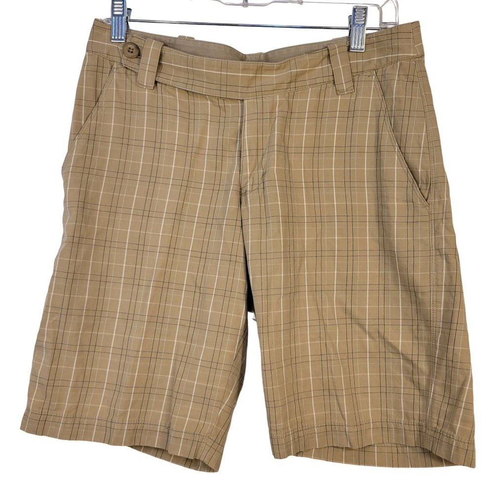 The North Face Women's Size 6 Shorts Plaid Khaki